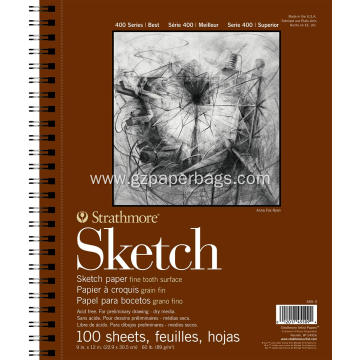 Personalized Art Sketchbook with 100 Custom Cover Sheets